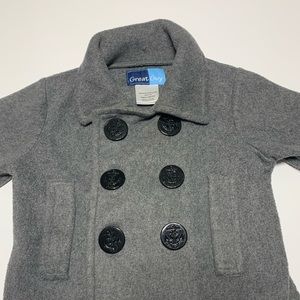 ✨price drop✨Grey Toddler Boy Peacoat size 18 mon